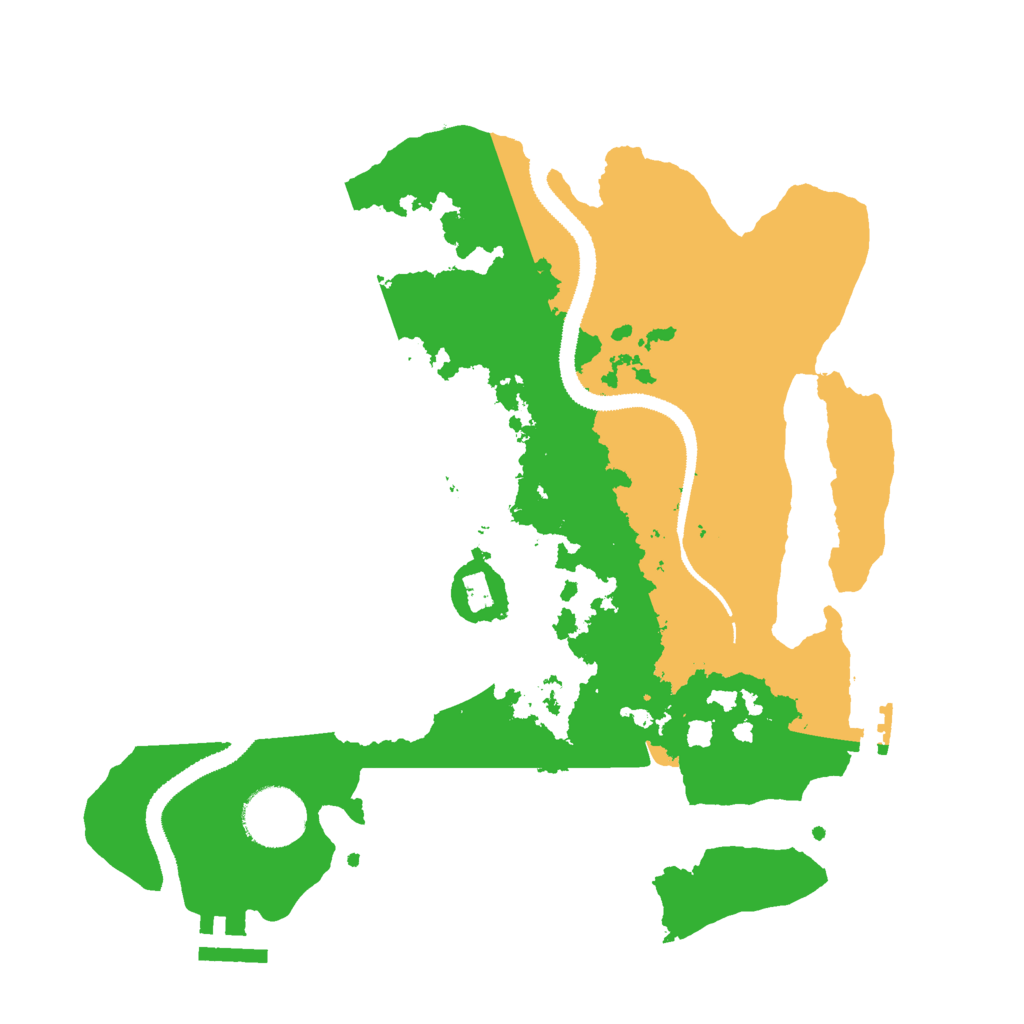 Biome Rust Map: Procedural Map, Size: 3000, Seed: 1065690835