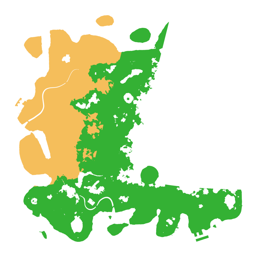 Biome Rust Map: Procedural Map, Size: 4000, Seed: 6464