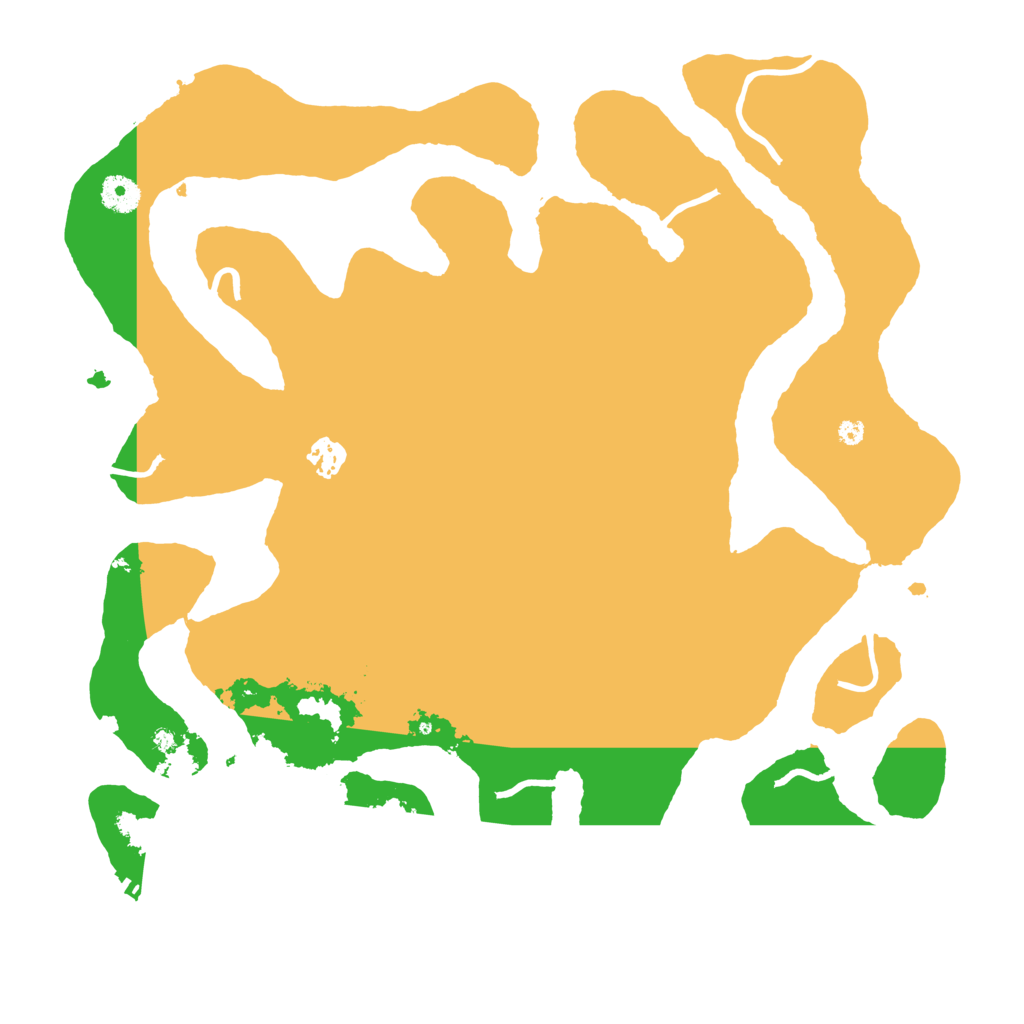 Biome Rust Map: Procedural Map, Size: 4050, Seed: 798854738