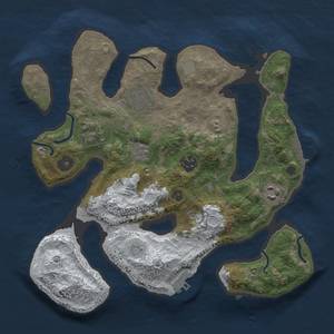 Thumbnail Rust Map: Procedural Map, Size: 3100, Seed: 2147483647, 14 Monuments