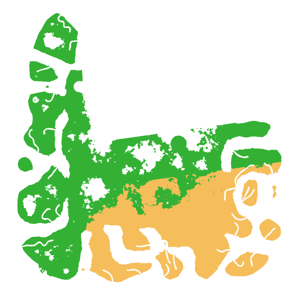 Biome Rust Map: Procedural Map, Size: 5000, Seed: 58