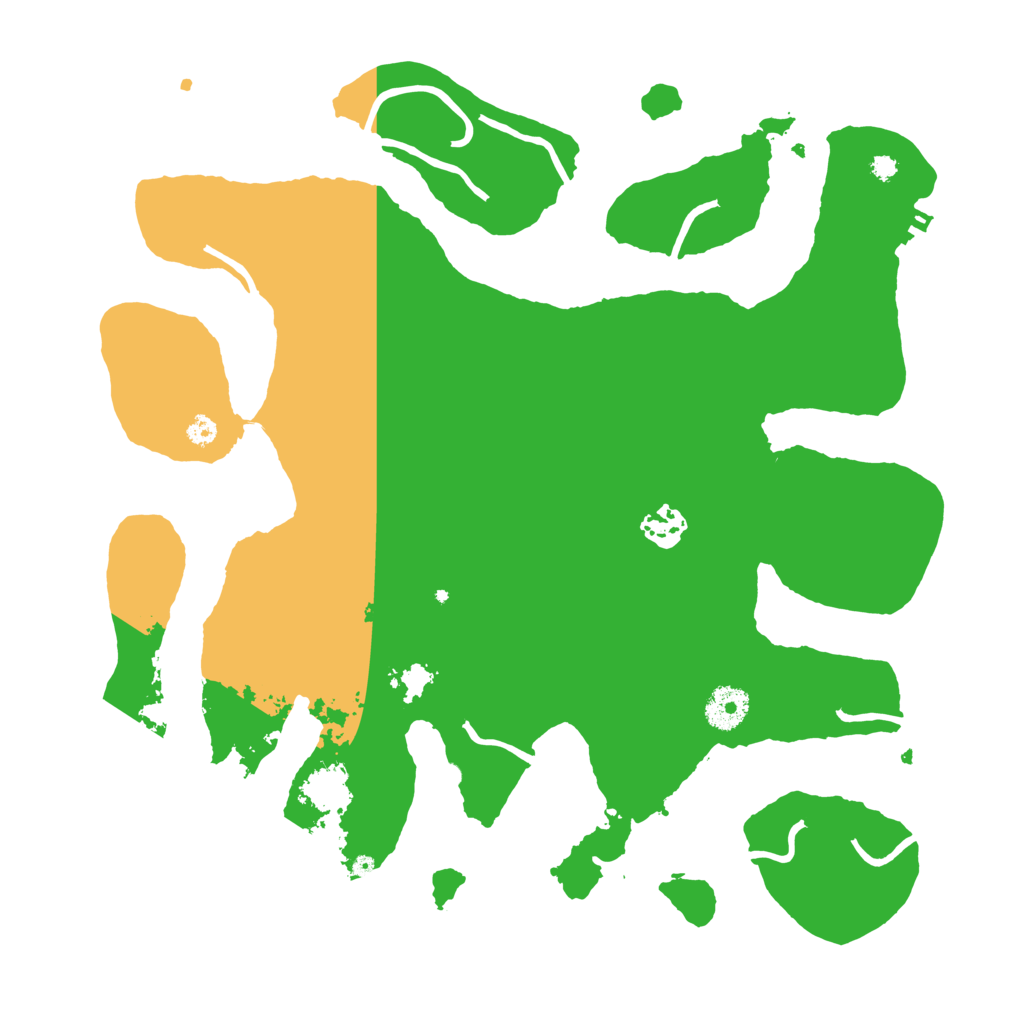 Biome Rust Map: Procedural Map, Size: 3550, Seed: 128444