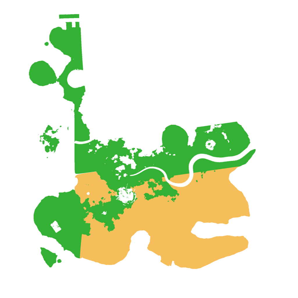 Biome Rust Map: Procedural Map, Size: 3000, Seed: 58