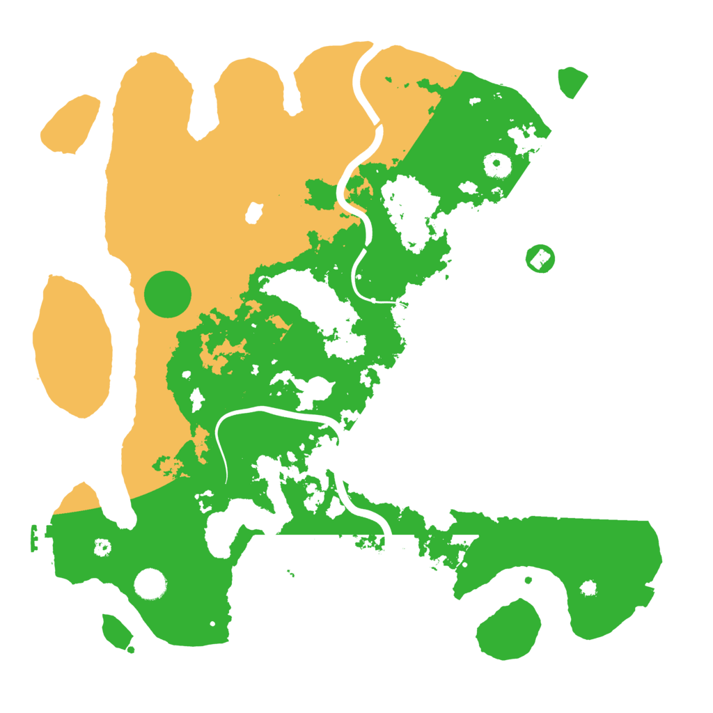 Biome Rust Map: Procedural Map, Size: 4000, Seed: 272513257