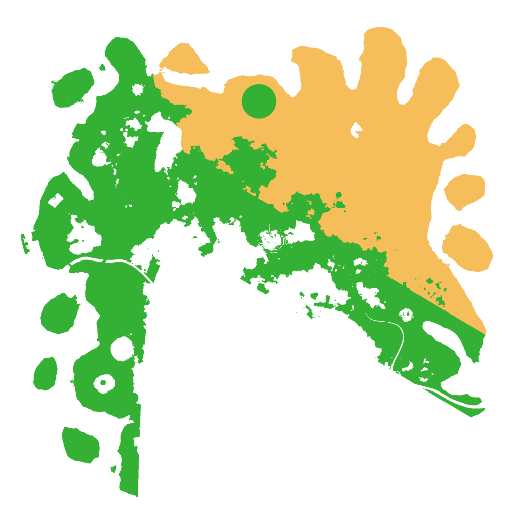 Biome Rust Map: Procedural Map, Size: 4000, Seed: 868310
