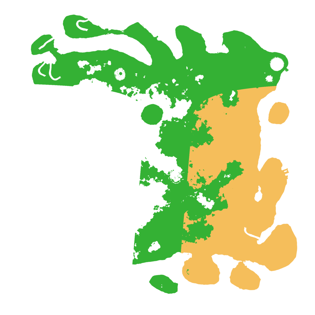 Biome Rust Map: Procedural Map, Size: 4100, Seed: 31