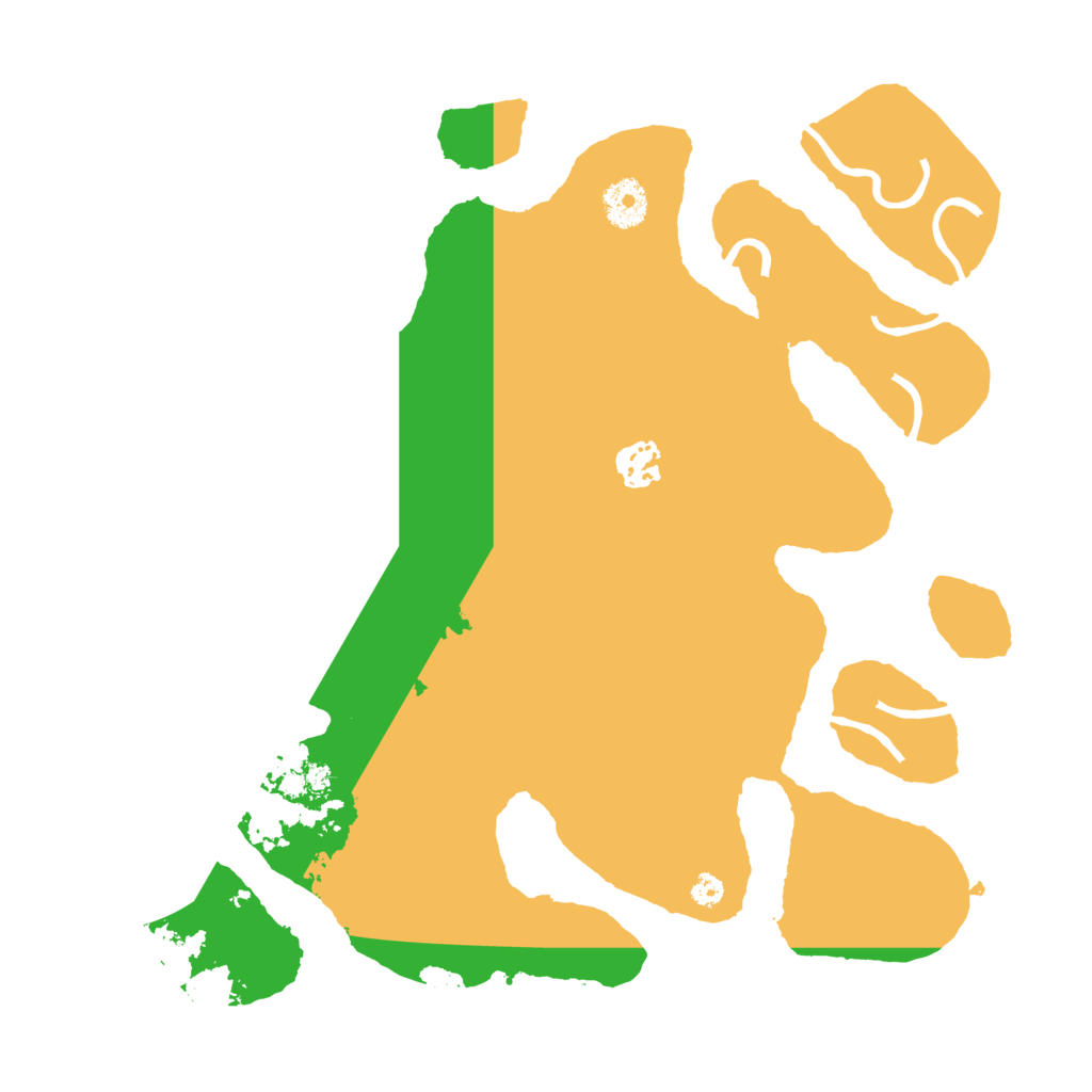 Biome Rust Map: Procedural Map, Size: 3500, Seed: 8042