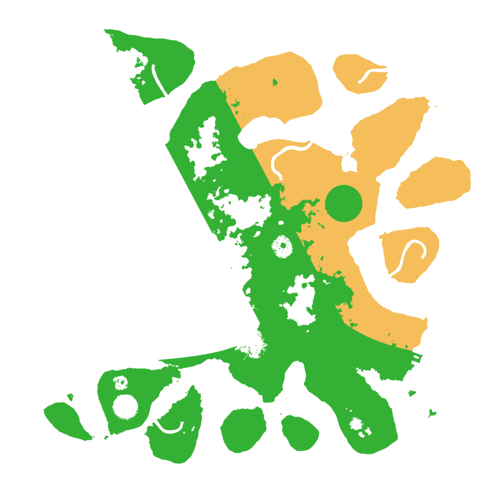 Biome Rust Map: Procedural Map, Size: 3550, Seed: 26559