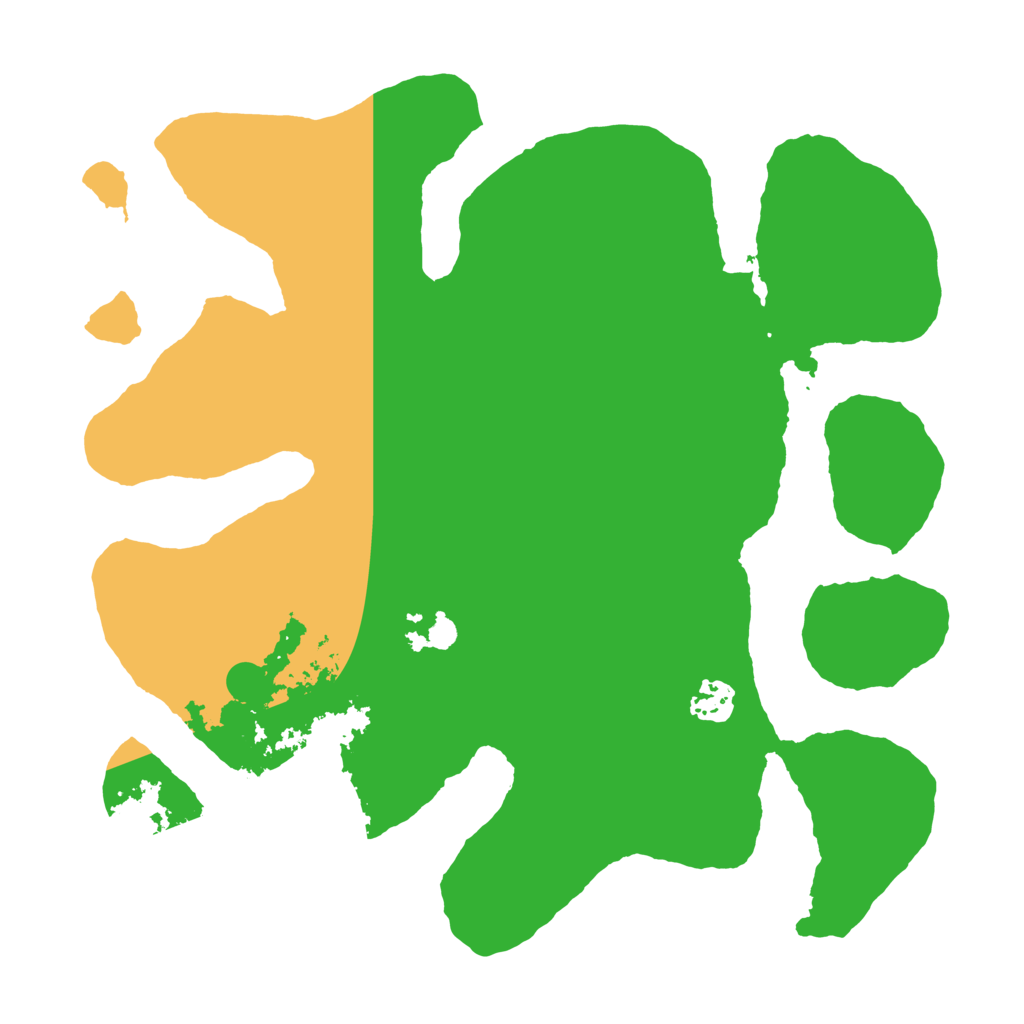 Biome Rust Map: Barren, Size: 3500, Seed: 359711036