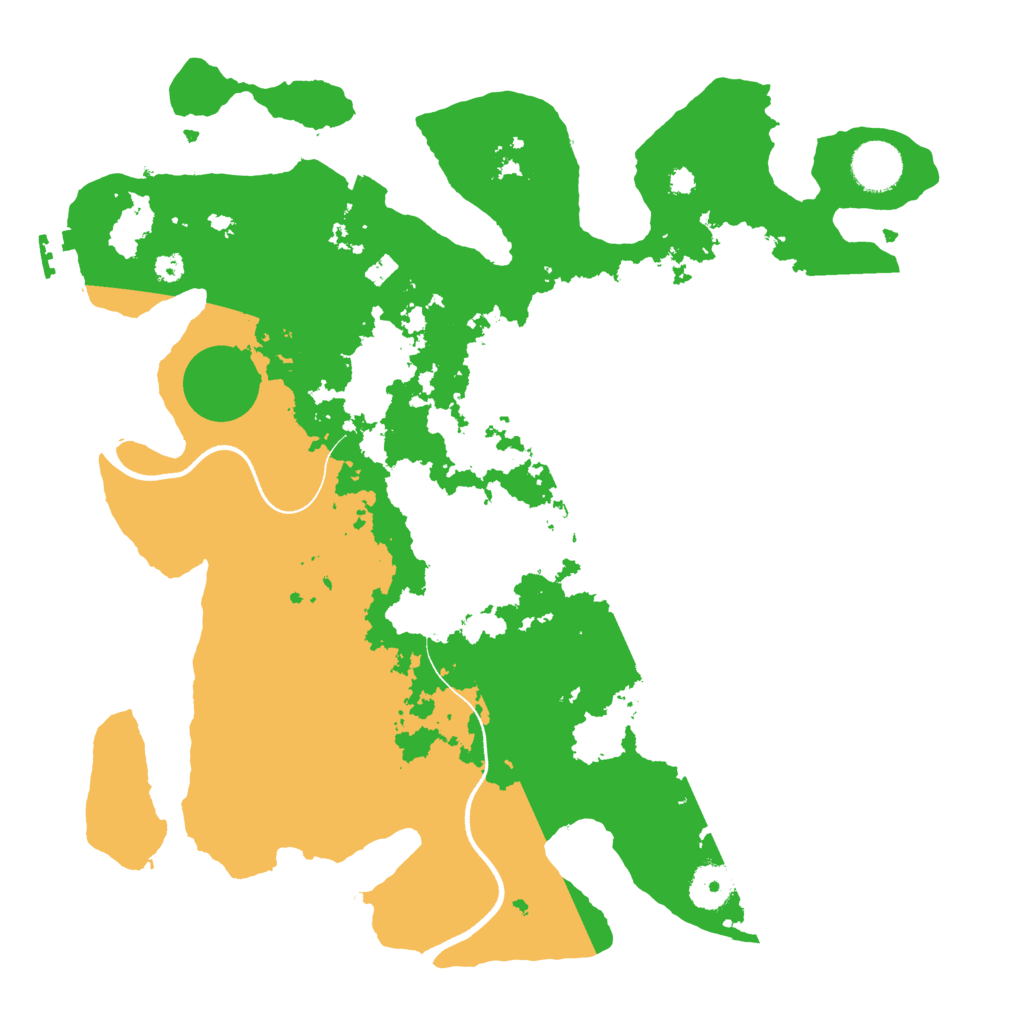 Biome Rust Map: Procedural Map, Size: 3550, Seed: 497748