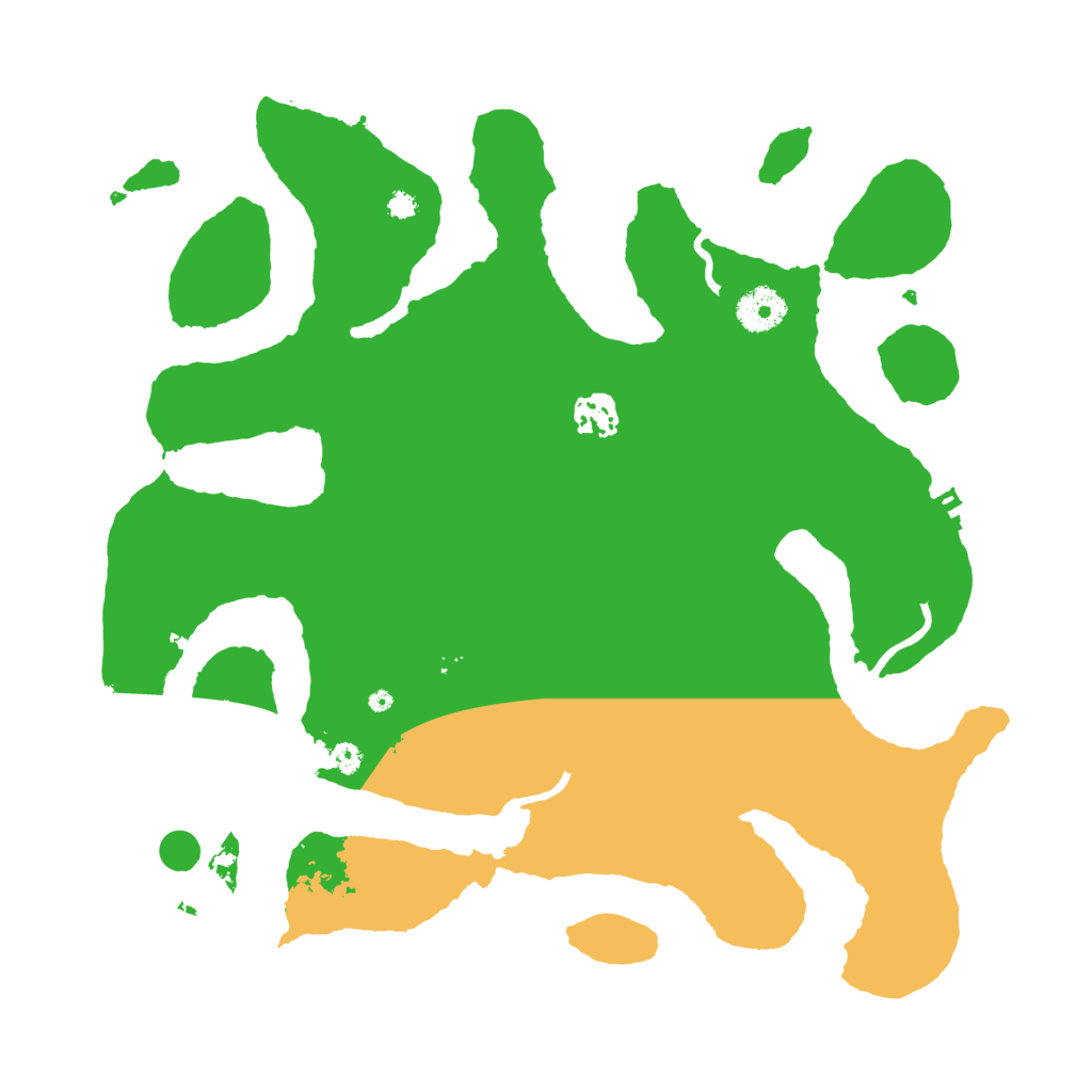 Biome Rust Map: Procedural Map, Size: 3550, Seed: 357171