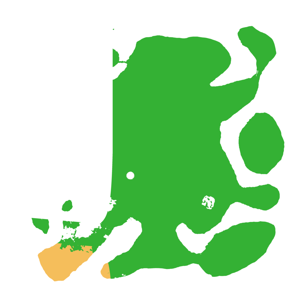 Biome Rust Map: Barren, Size: 3500, Seed: 1841407141