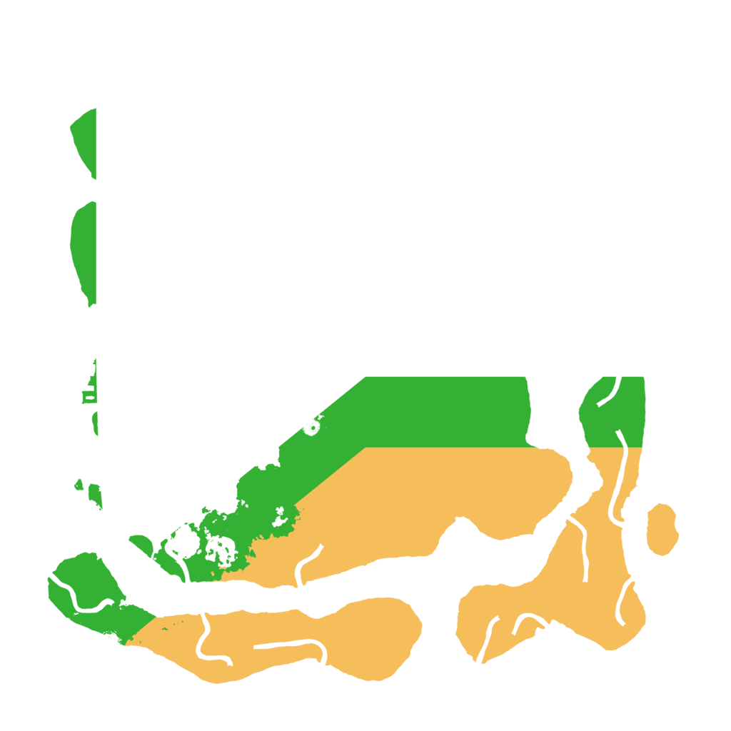 Biome Rust Map: Procedural Map, Size: 3500, Seed: 1078074