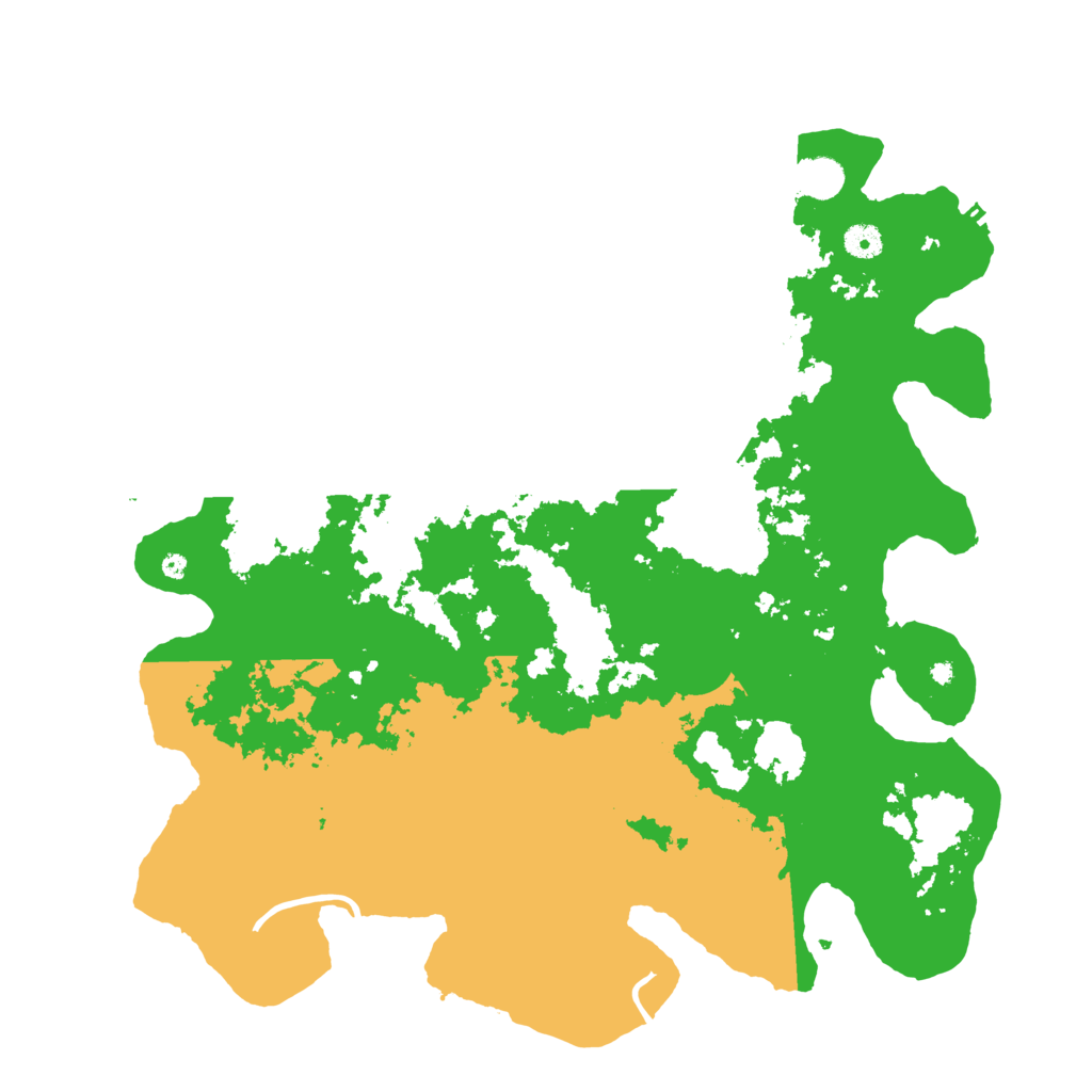 Biome Rust Map: Procedural Map, Size: 4500, Seed: 12001