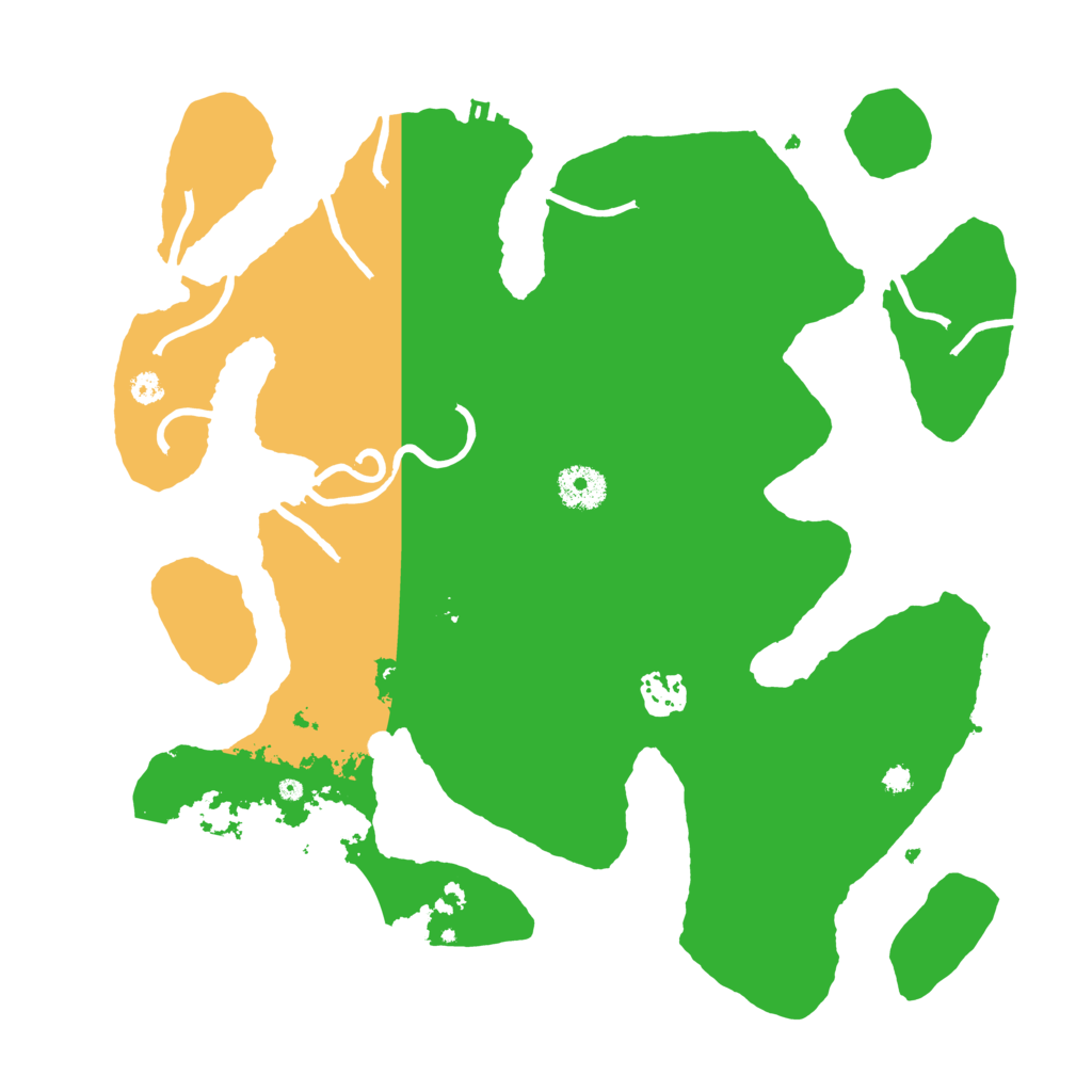 Biome Rust Map: Procedural Map, Size: 3500, Seed: 6168810
