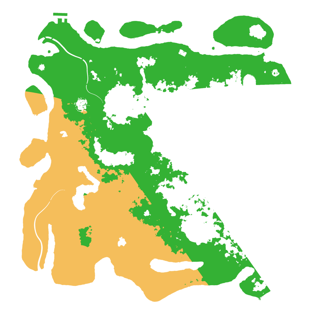 Biome Rust Map: Procedural Map, Size: 4500, Seed: 279428