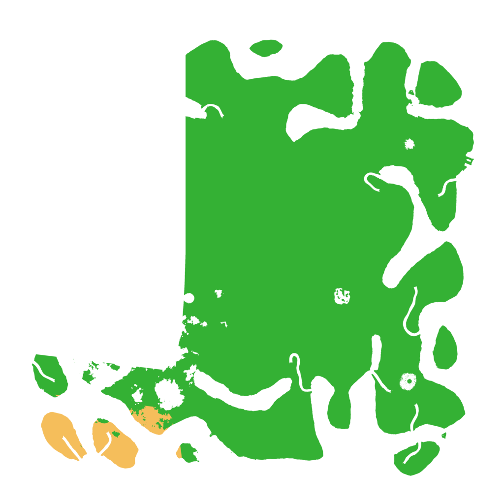 Biome Rust Map: Procedural Map, Size: 4500, Seed: 843619