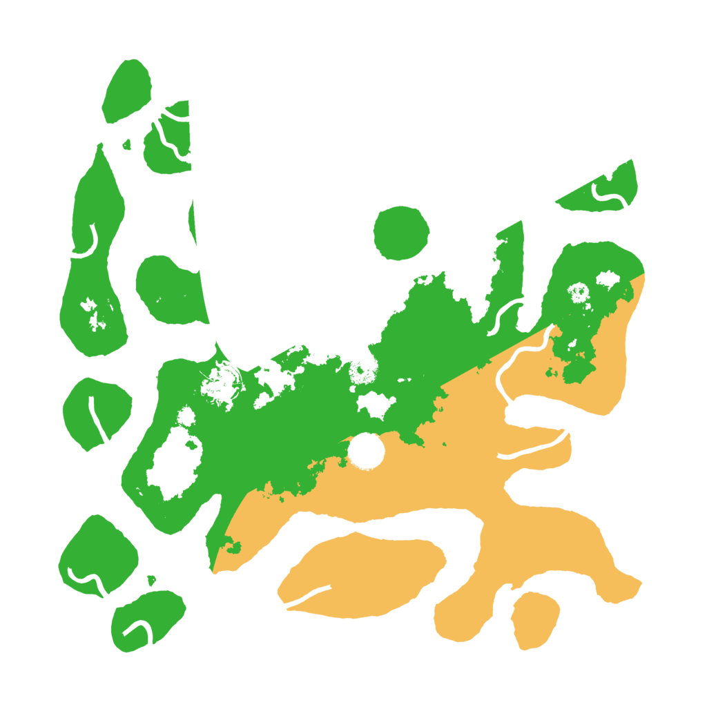 Biome Rust Map: Procedural Map, Size: 3500, Seed: 2528228