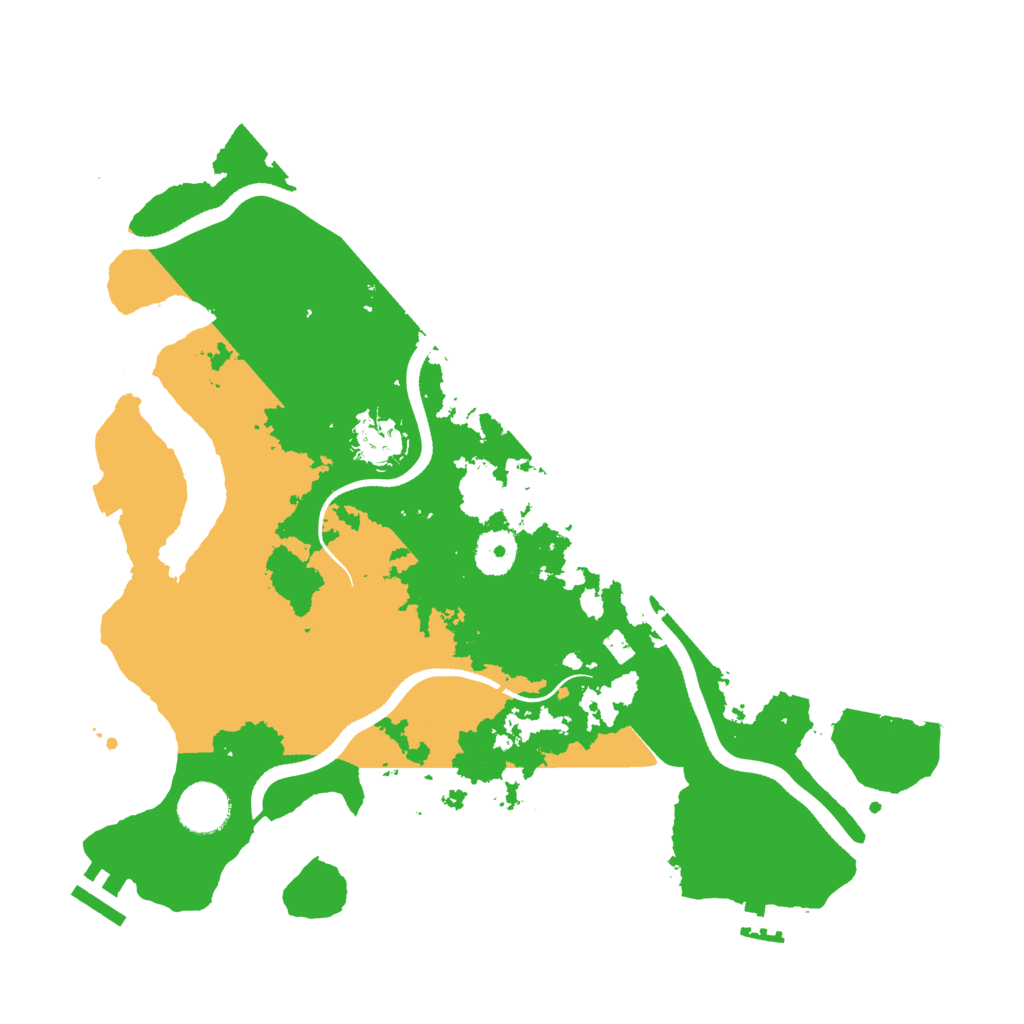 Biome Rust Map: Procedural Map, Size: 3500, Seed: 5835776