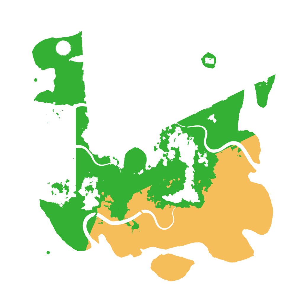 Biome Rust Map: Procedural Map, Size: 3600, Seed: 62