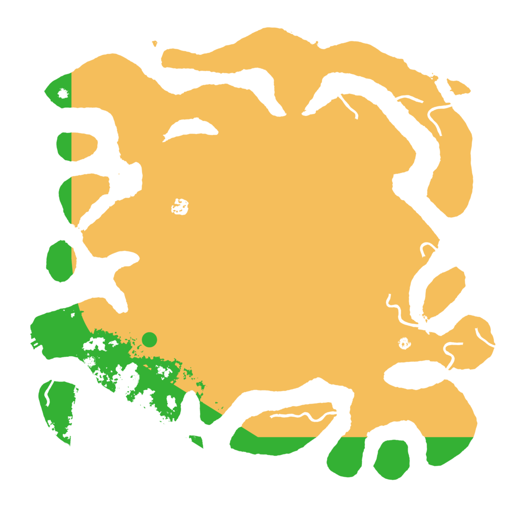 Biome Rust Map: Procedural Map, Size: 4500, Seed: 76667397