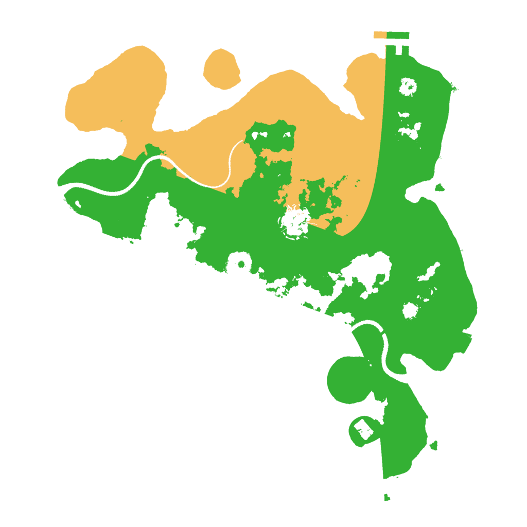 Biome Rust Map: Procedural Map, Size: 3000, Seed: 955447