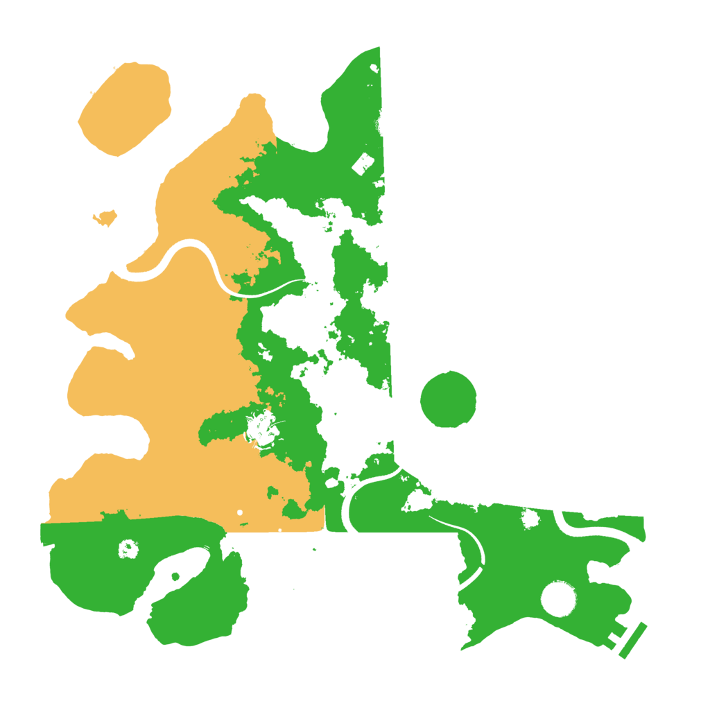 Biome Rust Map: Procedural Map, Size: 3550, Seed: 552832
