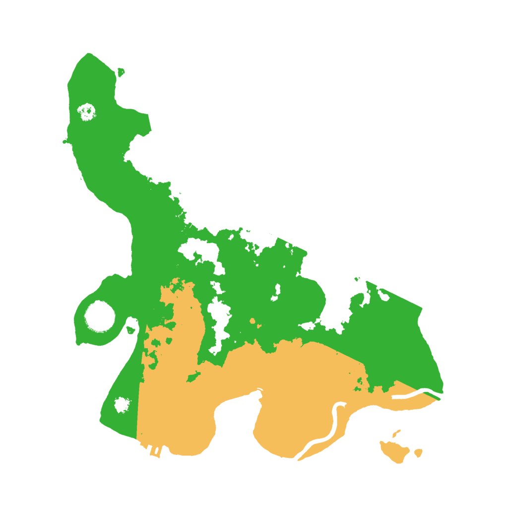 Biome Rust Map: Procedural Map, Size: 3000, Seed: 843154