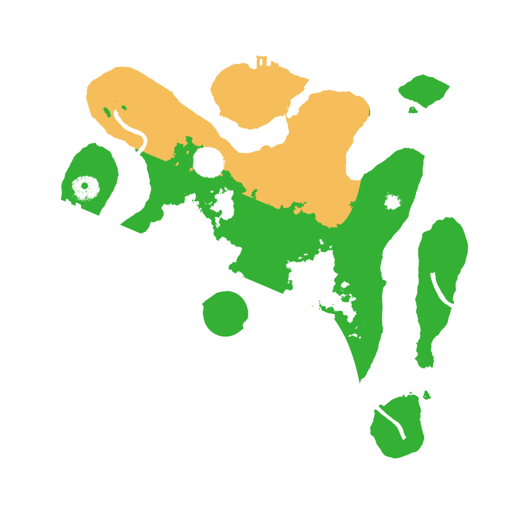 Biome Rust Map: Procedural Map, Size: 3000, Seed: 158175