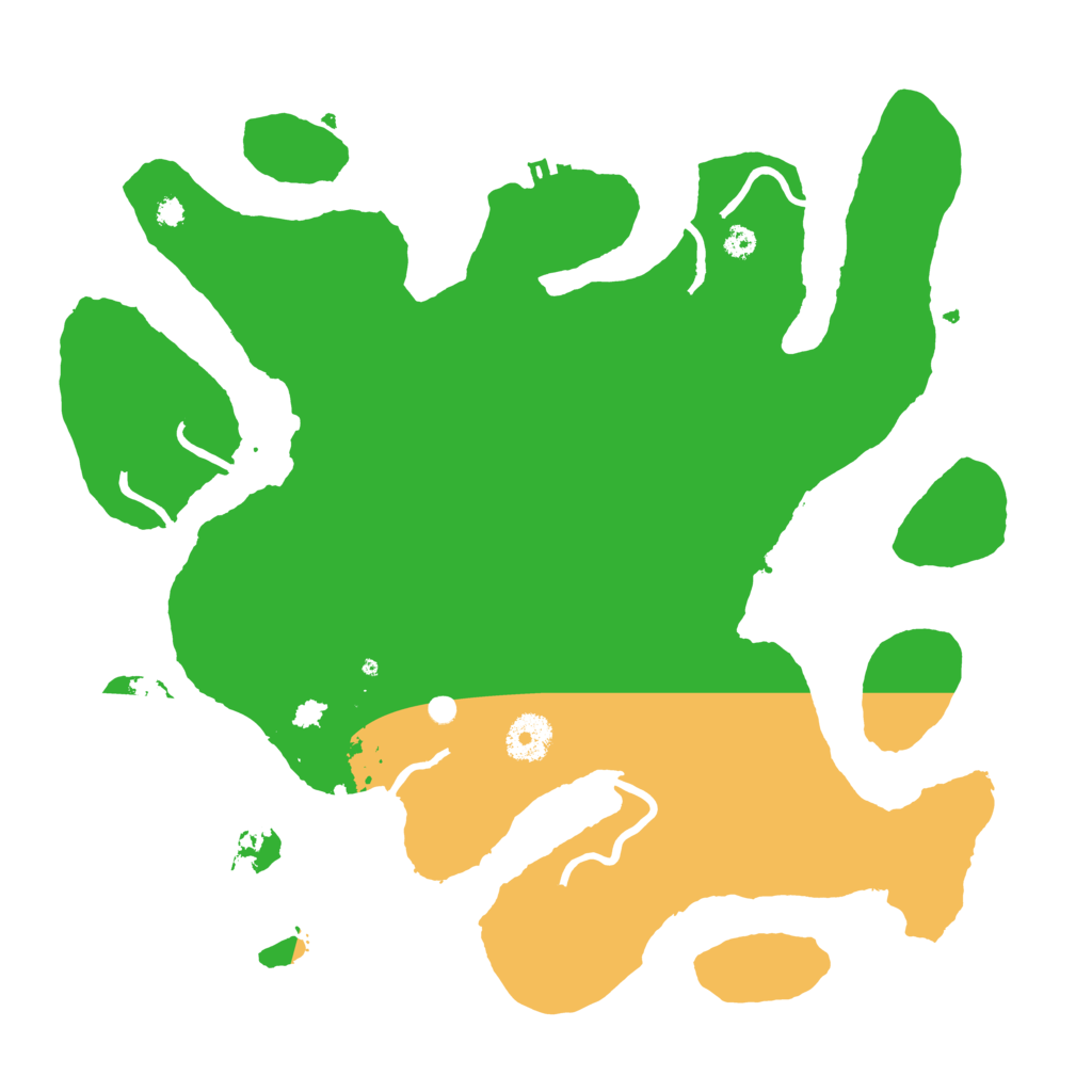 Biome Rust Map: Procedural Map, Size: 3500, Seed: 1465245998