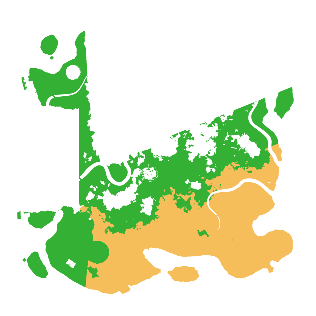 Biome Rust Map: Procedural Map, Size: 3800, Seed: 5