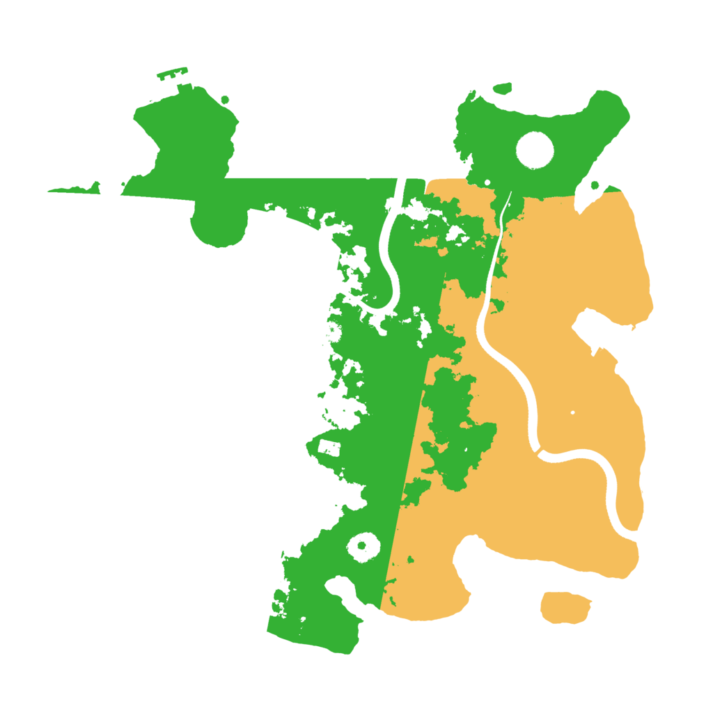 Biome Rust Map: Procedural Map, Size: 3500, Seed: 23456