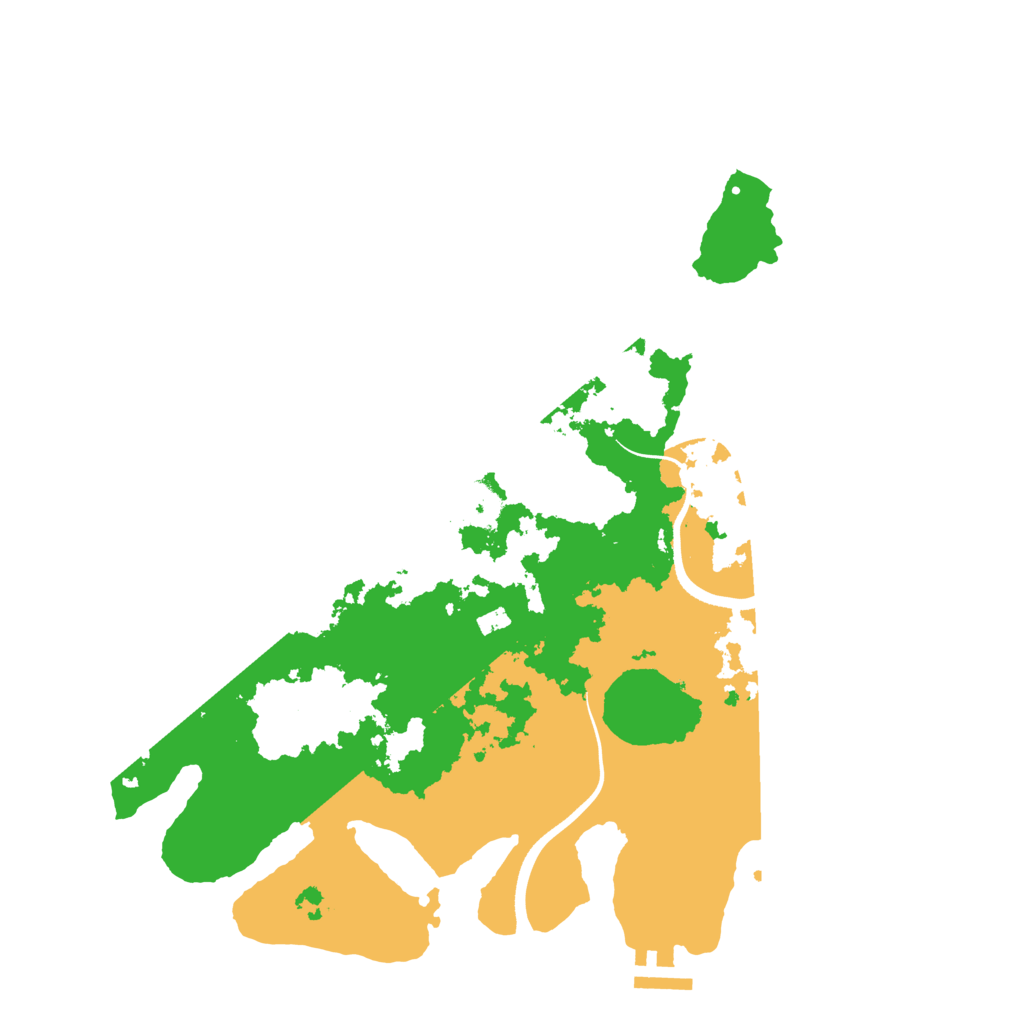 Biome Rust Map: Procedural Map, Size: 3550, Seed: 567058