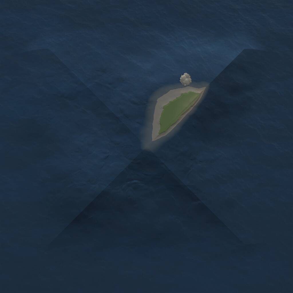 Rust Map: Procedural Map, Size: 1000, Seed: 27, 1 Monuments