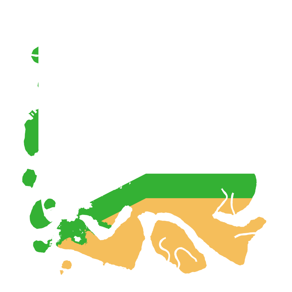 Biome Rust Map: Procedural Map, Size: 3500, Seed: 2061280146