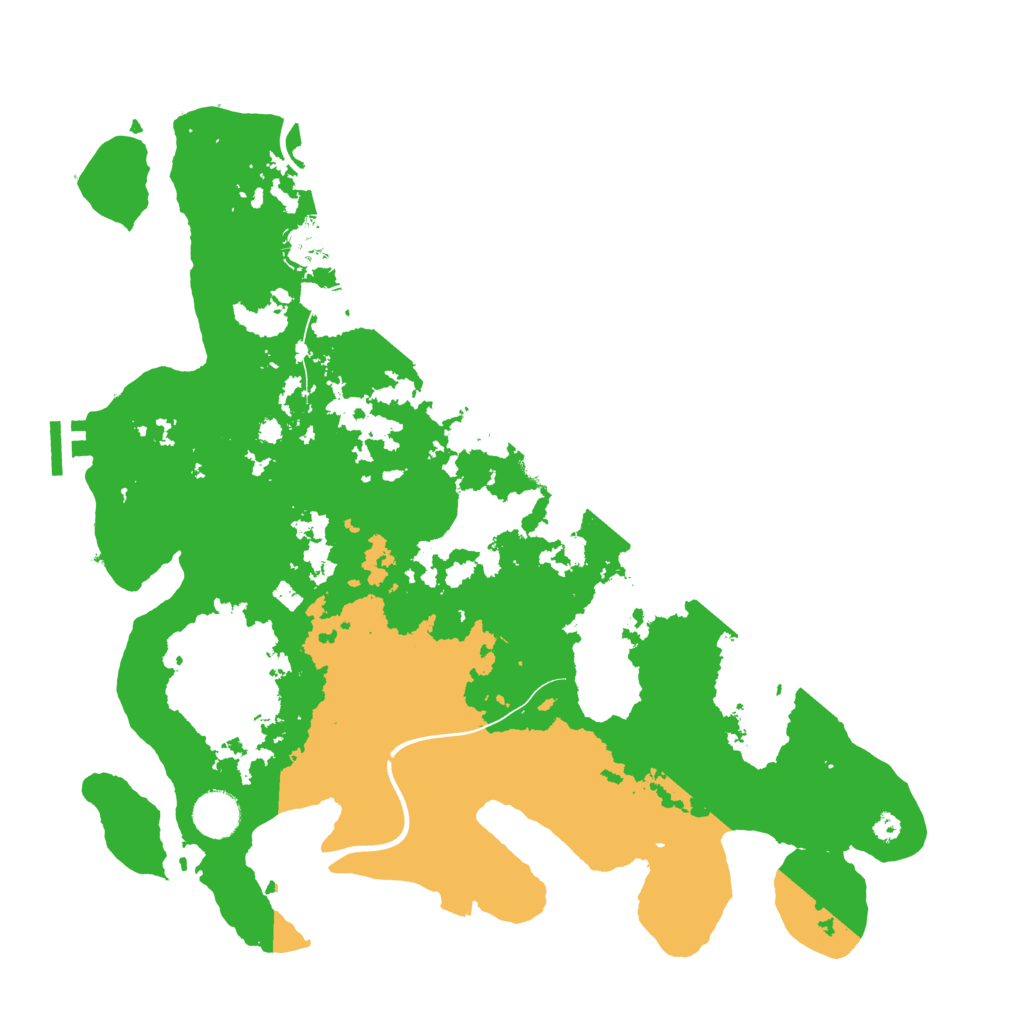 Biome Rust Map: Procedural Map, Size: 3800, Seed: 469826