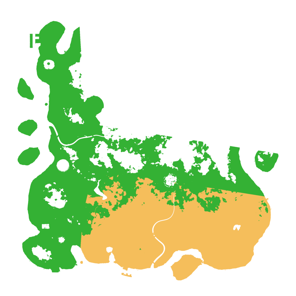 Biome Rust Map: Procedural Map, Size: 4250, Seed: 14895