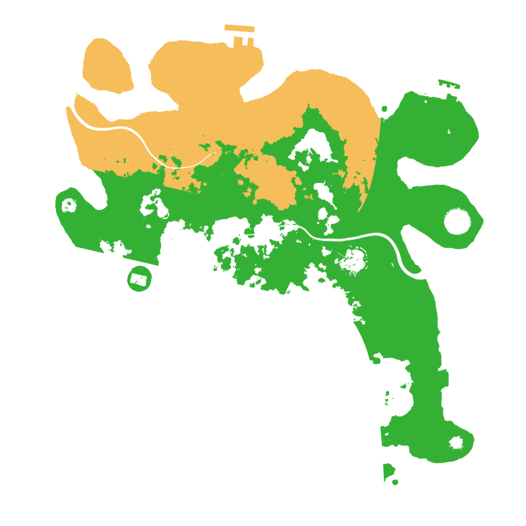 Biome Rust Map: Procedural Map, Size: 3550, Seed: 690237