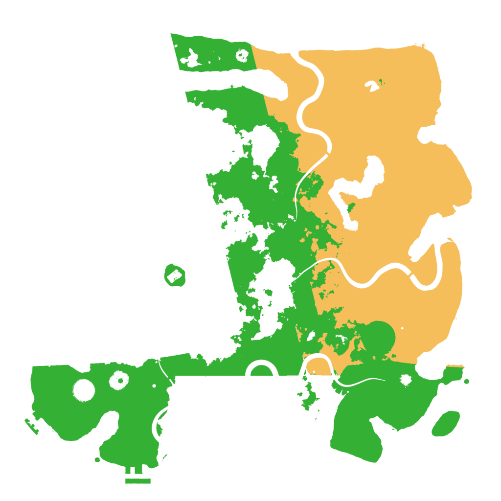 Biome Rust Map: Procedural Map, Size: 4000, Seed: 639005