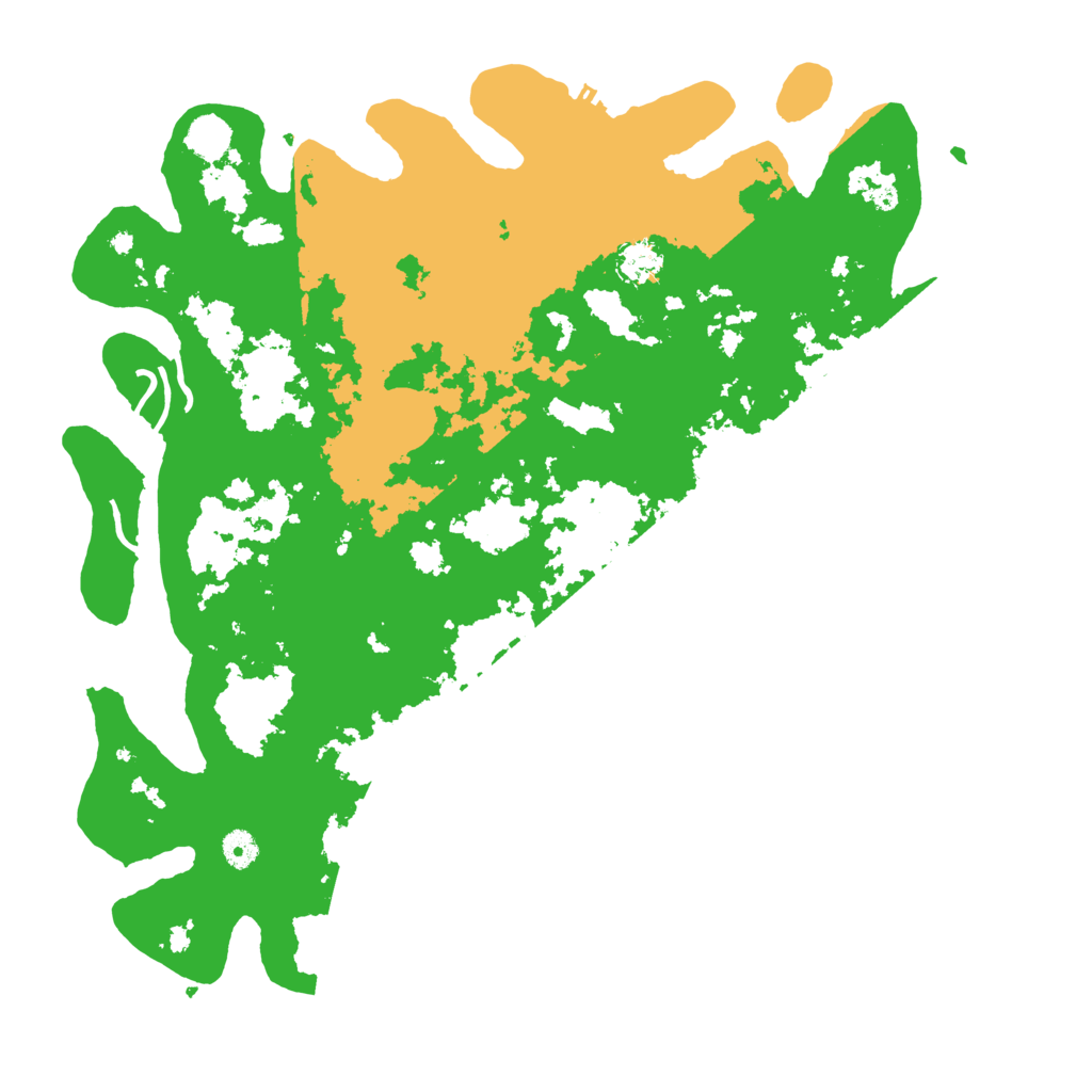 Biome Rust Map: Procedural Map, Size: 4500, Seed: 2075981665