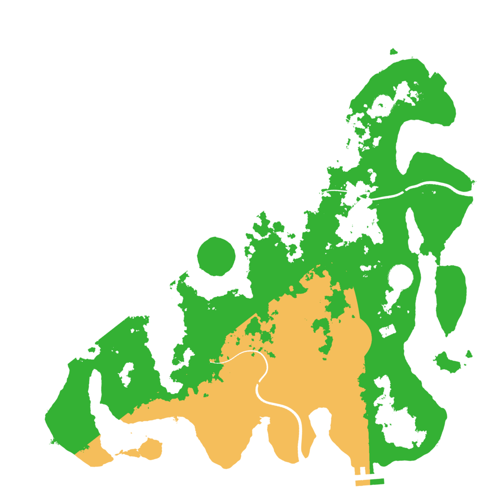 Biome Rust Map: Procedural Map, Size: 3550, Seed: 877859