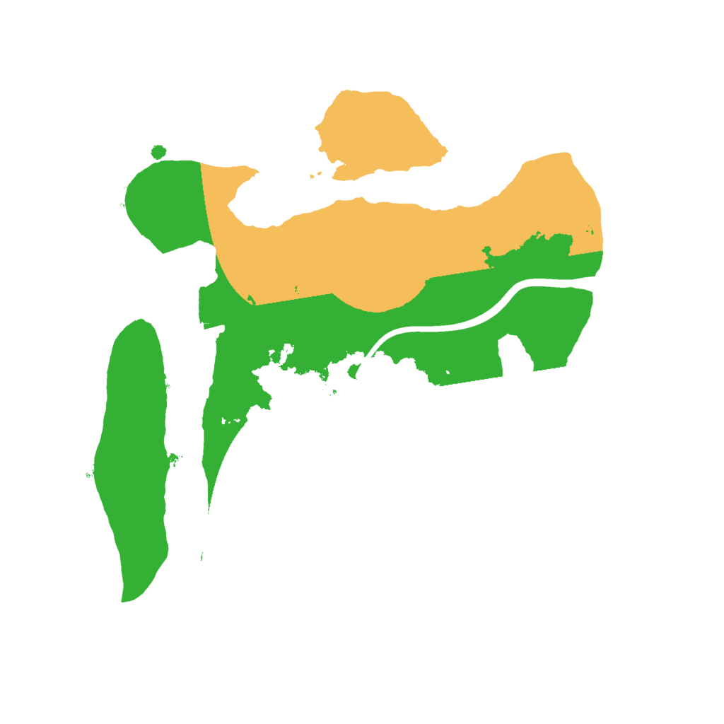 Biome Rust Map: Procedural Map, Size: 2000, Seed: 1315