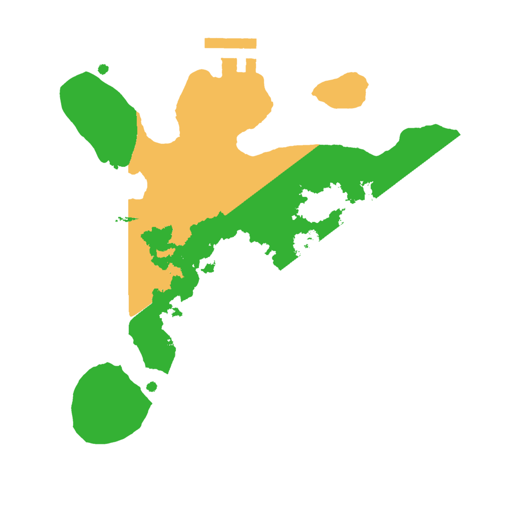 Biome Rust Map: Procedural Map, Size: 2000, Seed: 2072212228