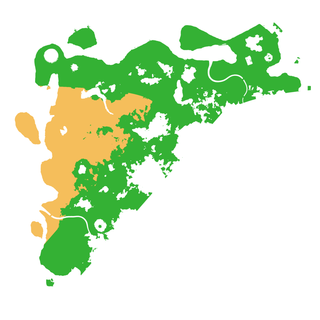 Biome Rust Map: Procedural Map, Size: 4000, Seed: 129405