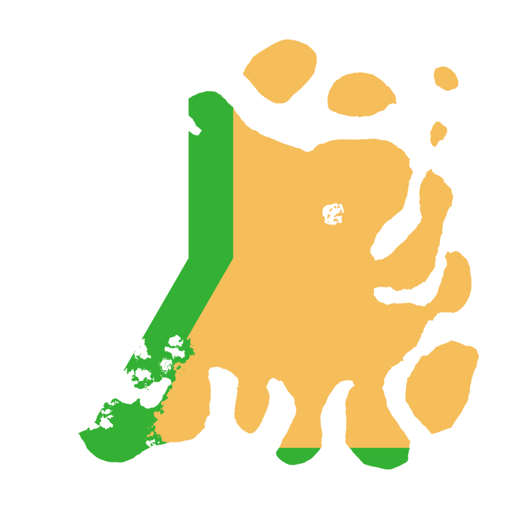 Biome Rust Map: Barren, Size: 3500, Seed: 8123834