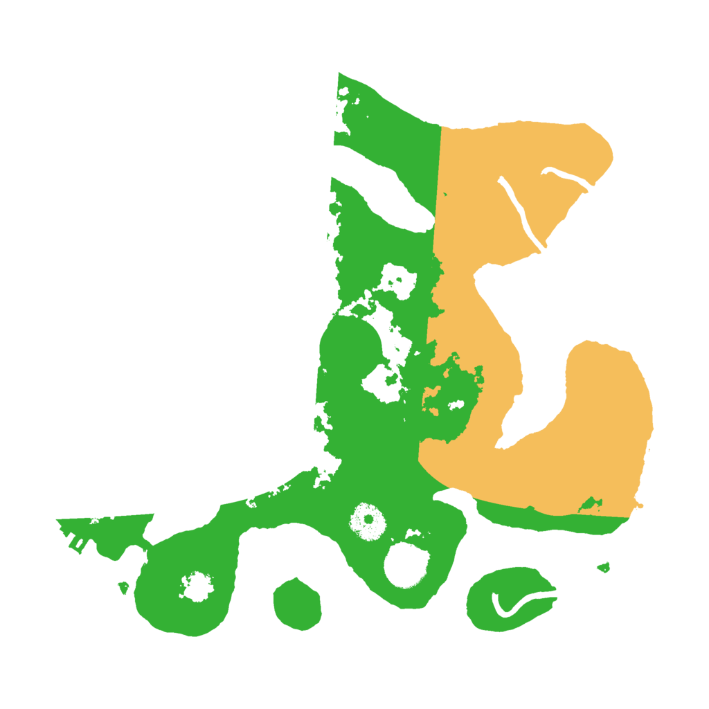 Biome Rust Map: Procedural Map, Size: 3000, Seed: 920627260