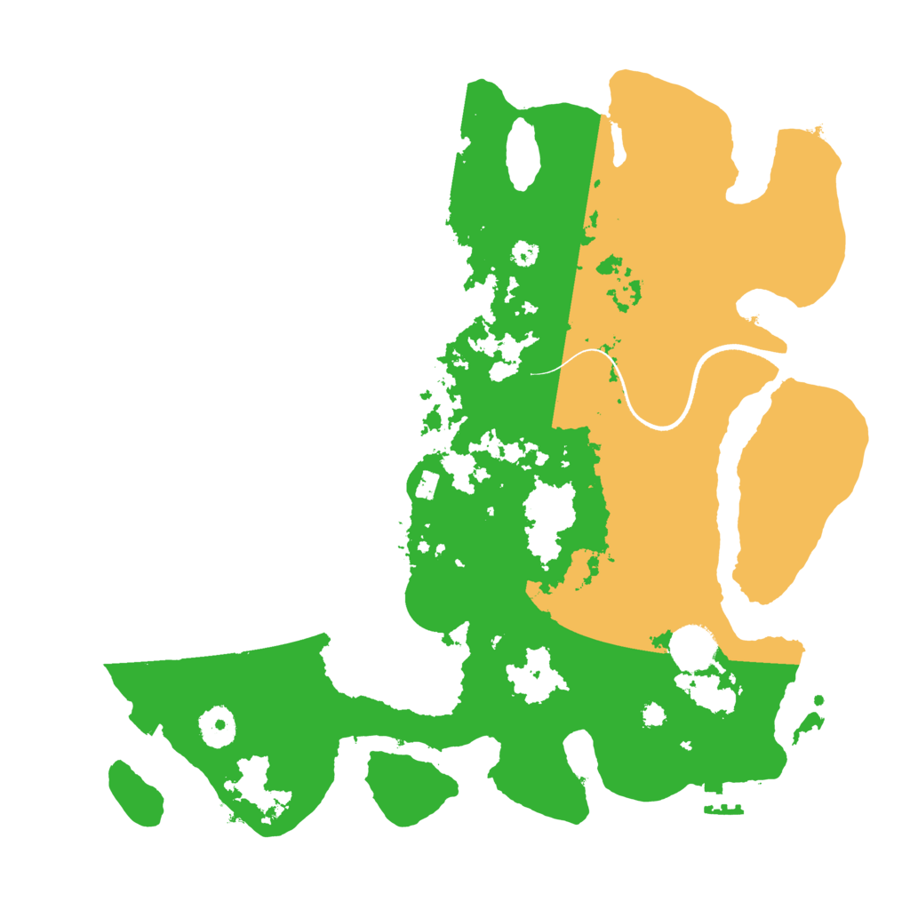 Biome Rust Map: Procedural Map, Size: 3500, Seed: 84842676