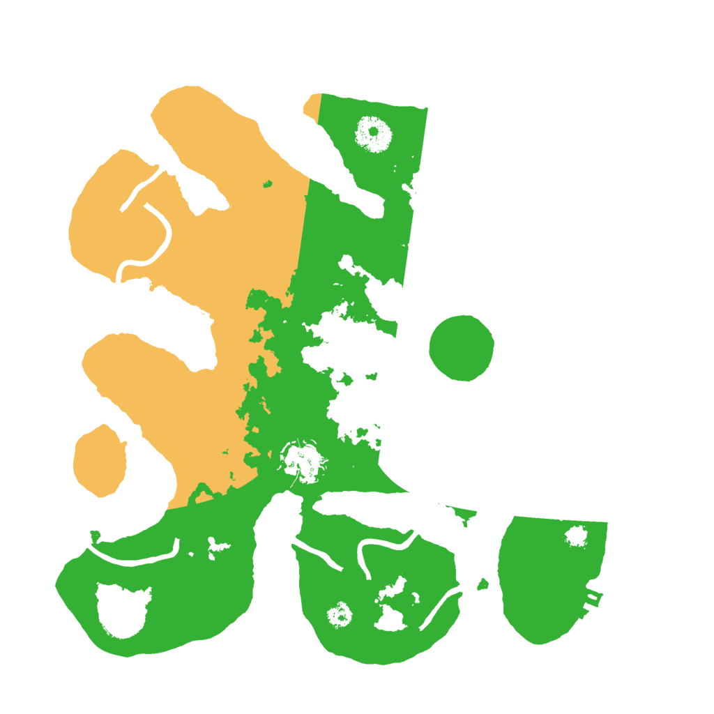 Biome Rust Map: Procedural Map, Size: 3000, Seed: 12445211