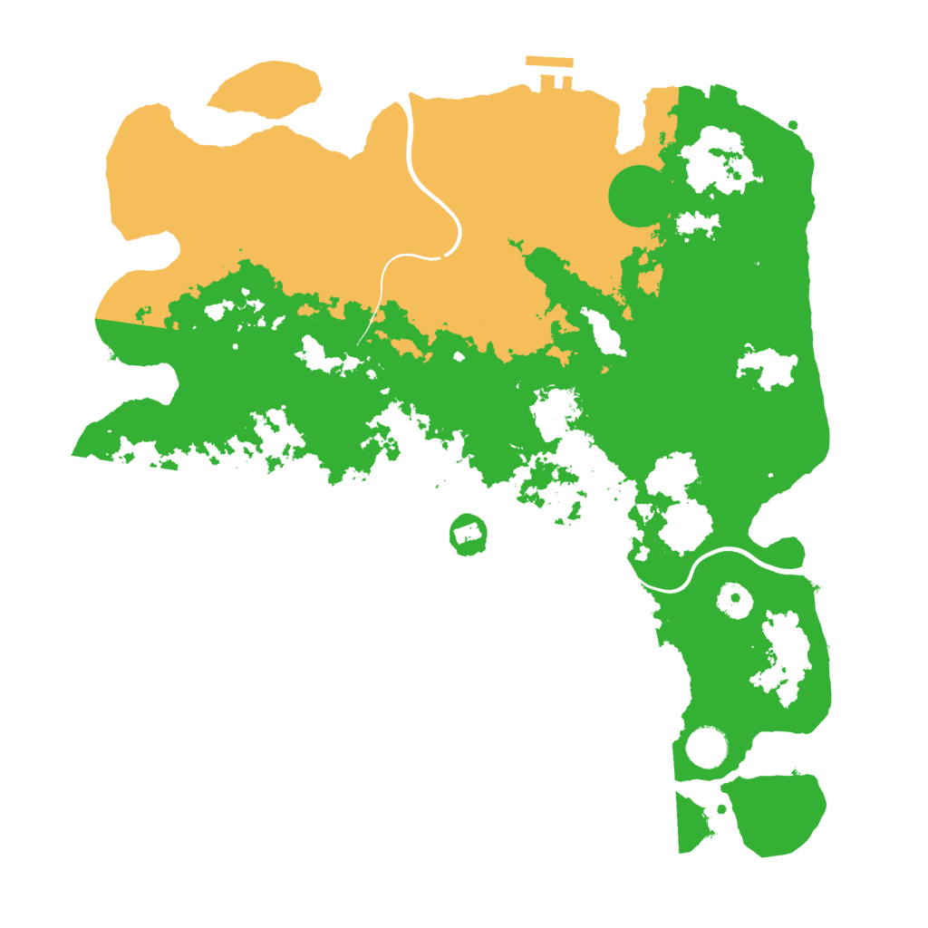 Biome Rust Map: Procedural Map, Size: 3950, Seed: 1172159120