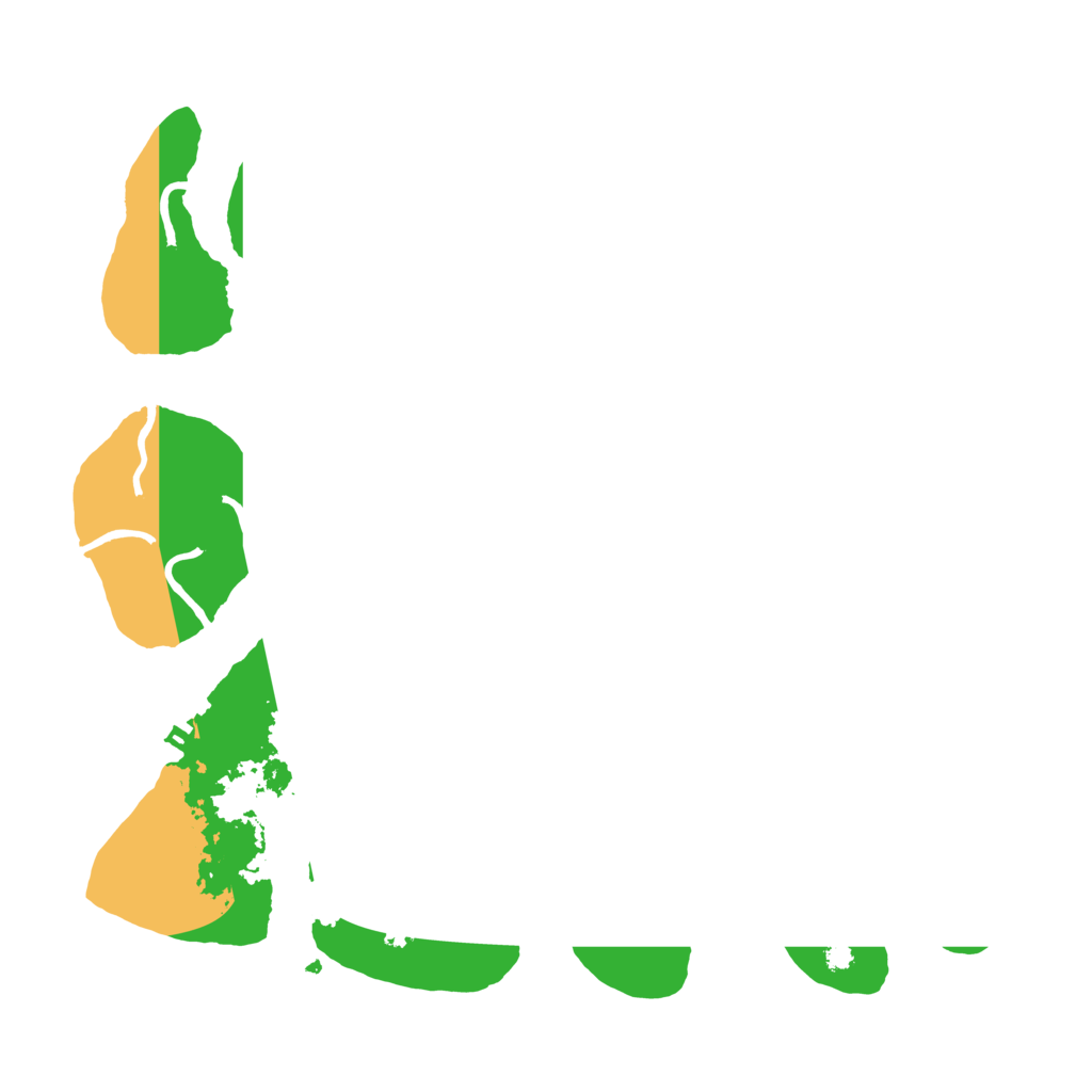 Biome Rust Map: Procedural Map, Size: 3500, Seed: 1244421